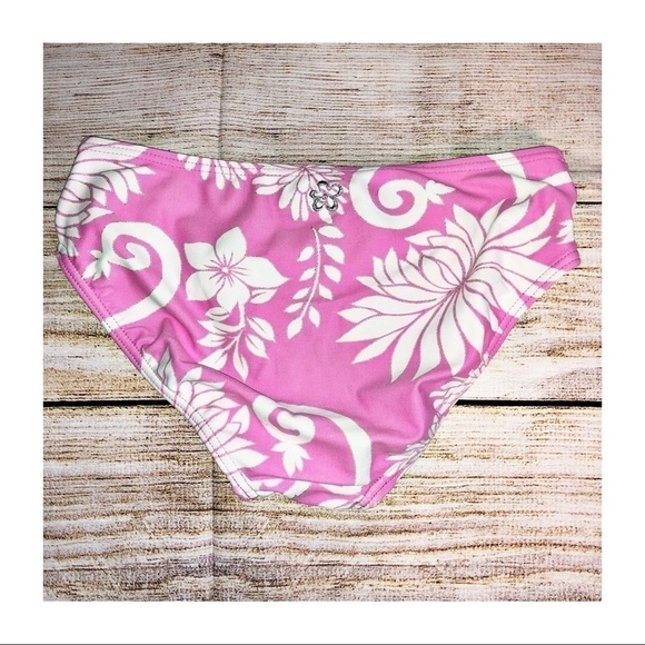 Limited Too Club Too Bikini Bottom Size 10 Floral - Picture 4 of 5